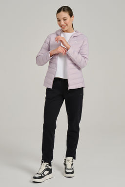 Пуховик лёгкий с капюшоном Фиолетовый - Anta фото 2