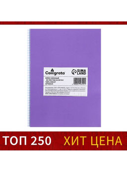 Цена за 4 шт. Сменный блок для тетрадей на кольцах А5, 80 листов в клетку, Calligrata, белый 100%