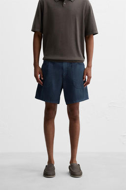 WASHED COTTON BERMUDA SHORTS - Zara фото 2