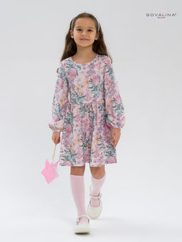 Платье Моана сирень на розовом - Sovalina фото 19