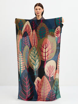 Палантин с рисунком