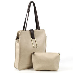 Женская сумка шоппер из эко кожи с косметичкой 0075-10 - Cidirro фото 3