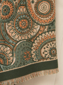 в составе ШЕРСТЬ и КАШЕМИР Большой, мягкий, теплый двусторонний палантин - Tantino фото 8