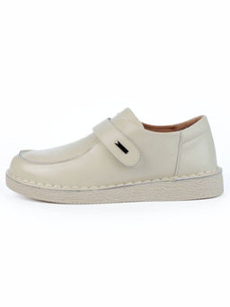 01-D7581-2 BEIGE Ботинки демисезонные женские (натуральная кожа)