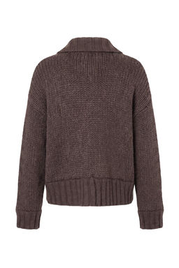 Kahverengi Devrik Yaka Kal_n Oversize Triko H_rka TWOAW27HI00044