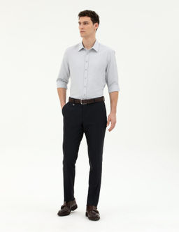 Рубашка Pierre Cardin Slim Fit серая