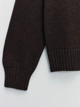 Свитер с высоким горлом с добавлением шерсти / Zarina