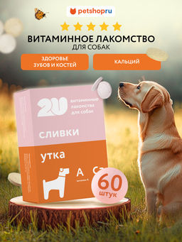 Витаминное лакомство для собак "Для здоровья зубов и костей", 60 таб. 23тп67