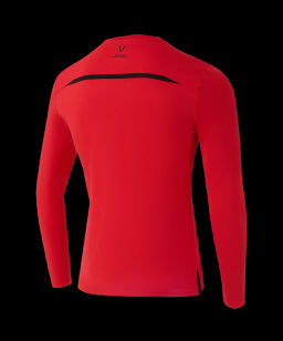 Футболка судейская с длинным рукавом JOGEL DIVISION PerFormDRY Referee LS Tee, красный  фото 3