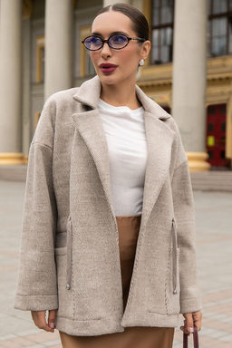 Пальто-пиджак (ткань: драп) - Lt collection фото 4