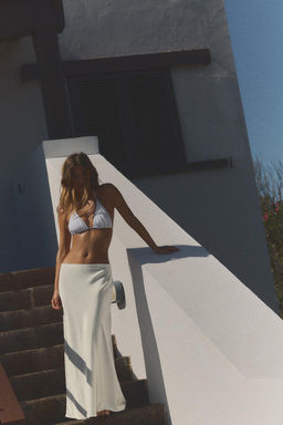 SATIN MIDI SKIRT - Zara фото 15