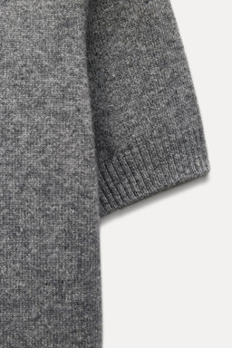 BASIC 100% WOOL SHORT SLEEVE TOP - Zara фото 7