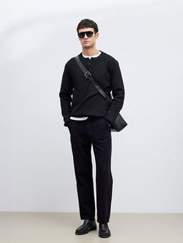 Bisiklet Yaka Erkek Triko Kazak