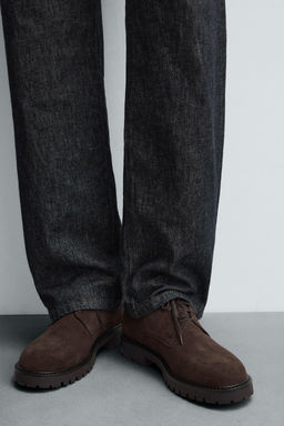 LEATHER SMART SHOES - Zara фото 3