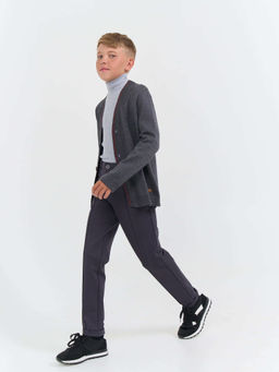 Кардиган вязаный Серый 7+ - Bungly фото 7