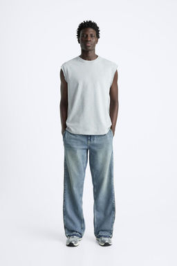 FLARED JEANS WITH ZIPS