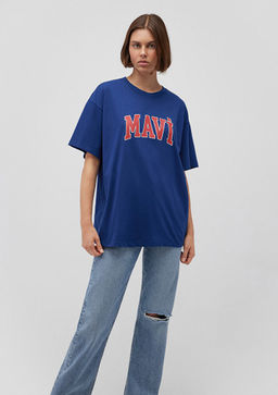 Mavi Logo Bask?l? Lacivert Tisort  фото 2
