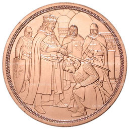 Монета 10 евро 2019 года Австрия  Рыцарские истории  Готфрид Бульонский