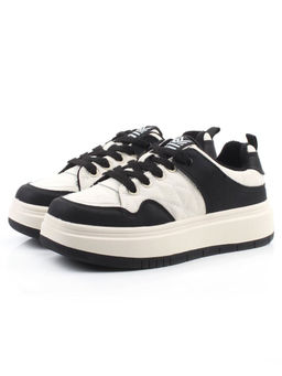 04-PDH336-2 BLACK Кроссовки демисезонные женские (натуральная кожа, нубук)