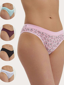 Трусы женские Cherry Girl 61531 хлопок, эластан разные цвета размеры S, M, L, XL