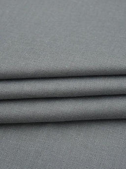 Муслин Премиум двухслойный гладкий цв.Серый, ш.2.5м, хлопок-100%, 120гр/м.кв - Купава фото 2