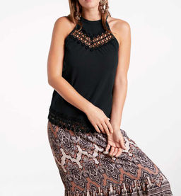 Топ, черный