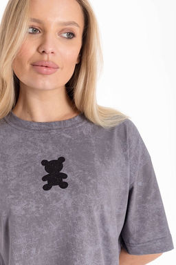 Футболка М324234Тс серый - Елена фото 3