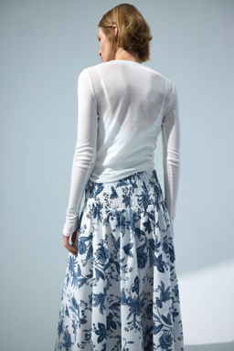 Falda con cintura nido de abeja - H&m фото 6