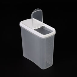 Цена за 2 шт. Емкость для сыпучих продуктов "Лайн" 2л (белый) М9005