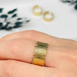 Кольцо регулируемое из хирургической стали 16-17,5р