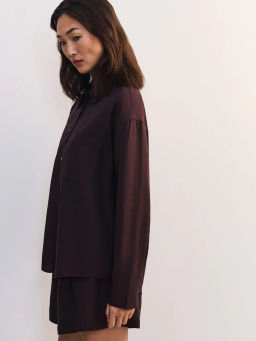 Льняная блуза свободного кроя ZR2605012008-27 / Zarina