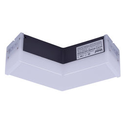 ULO-N11L-8W/4000K/120D IP40 BLACK Светильник светодиодный L-образный. Угол 120 градусов. Белый свет (4000K). 800Лм. Алюминий. Цвет черный. TM Uniel