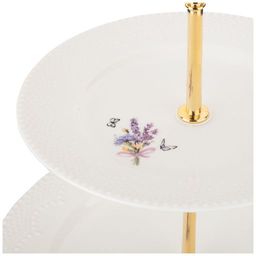 ВАЗА ДВУХЪЯРУСНАЯ LEFARD ПРОВАНС АЖУР 16СМ 21СМ  фото 3