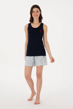 Kad_n Lacivert Pijama Tak_m_ Sepette S_rpriz _ndirim - U.s. polo assn фото 4