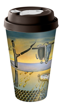 Цена за 2 шт. Стакан с крышкой 550мл с декором с клапаном "Искусство" (микс) 223134690/00