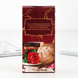 Цена за 8 шт. Ручка-эко шариковая, синяя паста, 1 мм «Золотому Учителю»