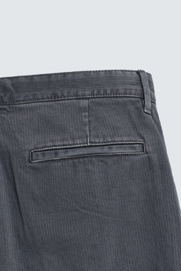 PANTAL?N ESTRUCTURA ALGOD?N LAVADO / ?ndigo claro - Zara фото 10