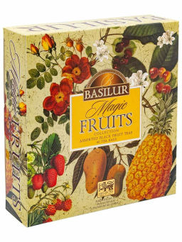Коллекция Волшебные фрукты / Ассорти 40 / (71560 ) черн. саше (4 вида по 10 шт) / (BASILUR)