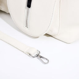 Сумка-тоут на молнии, 3 наружных кармана, цвет белый - Simaland фото 6