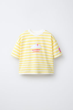 CAMISETA RAYAS CINNAMOROLL  SANRIO / Amarillo