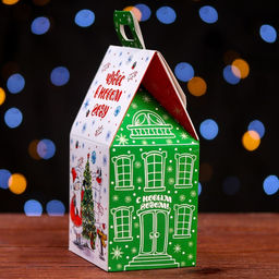 Цена за 5 шт. Подарочная коробка Домик чудес,9,1 х 7 х 15,7 см - Simaland фото 4