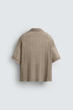 TEXTURED KNIT SHIRT - Zara фото 8