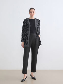 Beli Lastikli Kad?n Pileli Pantolon