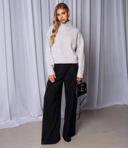 Свитер #ОКТ125001, светло-серый