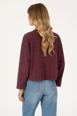 Kad_n Bordo Sweatshirt - U.s. polo assn фото 5