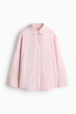Camisa oversize de lino