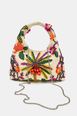BOLSO ESTAMPADO ABALORIOS / Multicolor - Zara фото 2