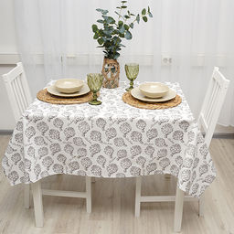 Скатерть 145х220, рогожка, 100 % хлопок, Артишоки ВБ 145х220 - Традиция фото 2