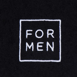 Полотенце махровое Этель For men, 35?505 см, хлопок 100%, чёрное