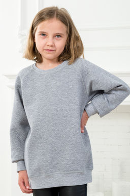 Свитшот детский из капитония серый - Амадэль фото 3